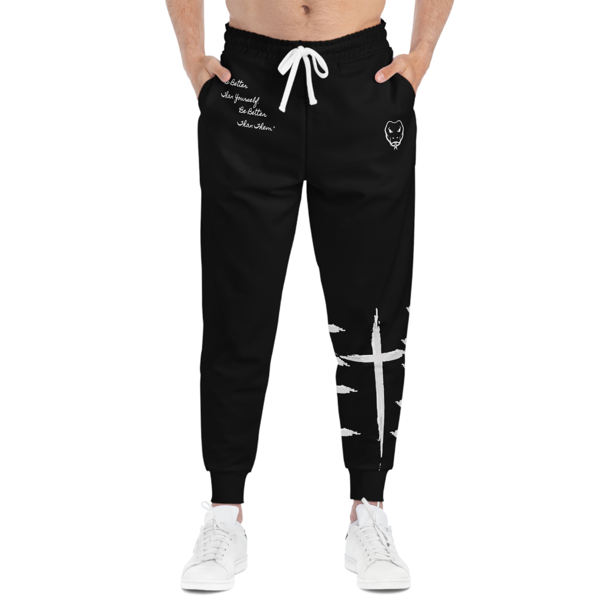 GHOST 'BETTER THAN THEM' JOGGERS IN BLACK
